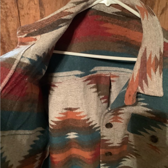 Men's Multicolor Patterned Jacket - Picture 5 of 5